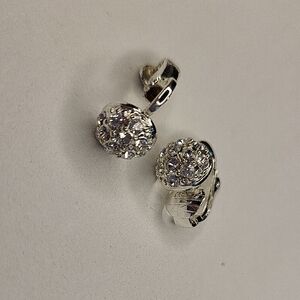 Elegant Silver Clip-On Earrings